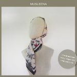 SIAMESE BACKYARD Scarf – GREY CREAM ครีมตุ่น
