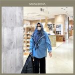LONDONER Scarf – NAVY น้ำเงินกรมท่า